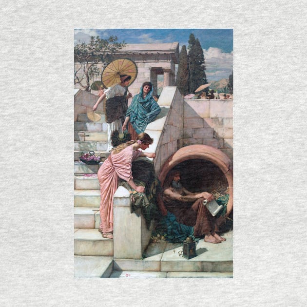 Diogenes by John William Waterhouse by Classic Art Stall